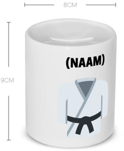 Akyol - karate met eigen naam Spaarpot - Sport - karateka - sport - 350 ML inhoud