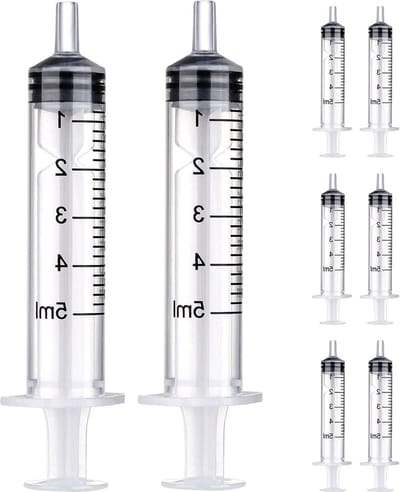 Plantenspuit Plastic Spuit 5 ml Wegwerpbare Steriele Spuiten Meetgereedschap Diervoeding Plantenbewatering