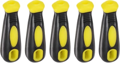 Gereedschapshandgrepen Set - Vervangende Handgrepen - Gereedschap Verbeteren - Ergonomisch Antislip Ontwerp - 5 Stuks 108 cm - Zwart