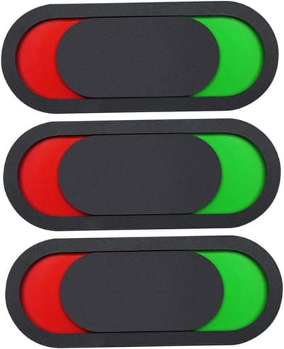 Privacybord Deurhanger - Indicatiebord Leegstaand Bezet - Status Aangeven - Zelfklevend Eenvoudig - 7 x 3 cm - Zwart