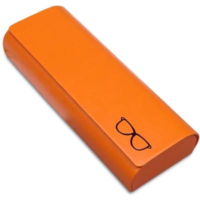 Étui à lunettes portable résistant au stress Homme Femme Myopie Hypermétropie Étui à lunettes Petit Frais Étudiant Boîte à lunettes Vente en gros orange