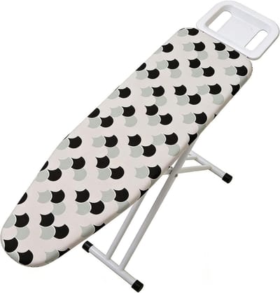 Strijkplankovertrek - Hittebestendige bekleding - Kreukvrij strijken - Gelijkmatige warmteverdeling - 100 x 39 cm - Grijs