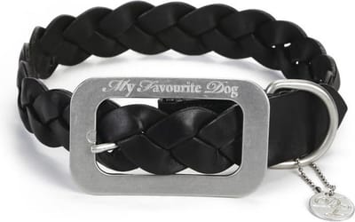 Leren halsband