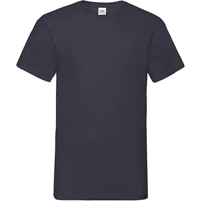 V-hals T-shirt Fruit of the Loom Valueweight