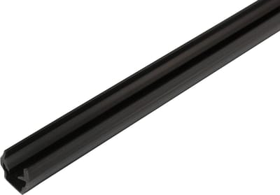 Afdekprofiel Zwart voor Groef 6 (Type I) - 1 Meter