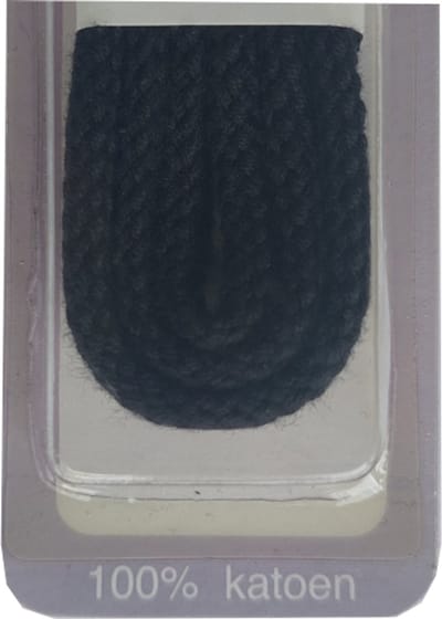 Ronilux Veter - Zwart - Sport Rond - Koord Veters - Lengte 75 cm - Dikte 4 mm - Schoenveter