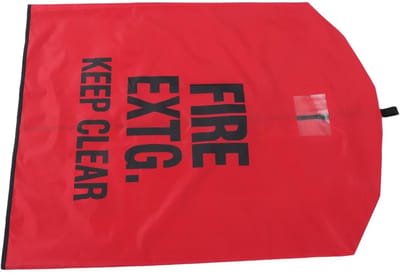 Brandblusserhoes Waterdicht - Beschermhoes Universeel - Buiten Veiligheid - Vorstbestendig Robuust - 100x75cm - Rood