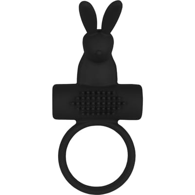 Rimba - Vienna - Vibrerende Cockring Met Clitoris Stimulatie - Zwart