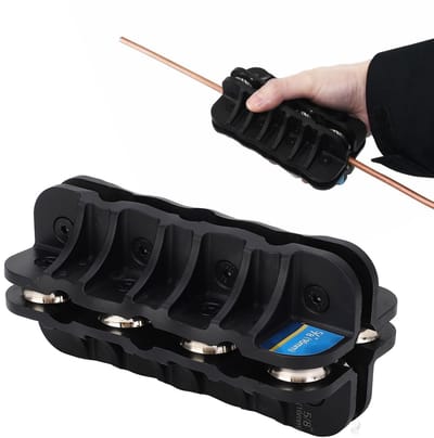 Dailygoods- Buizenstraightener 5/8 inch - Universele Remleiding - Draagbaar - Stevig PVC/Aluminium - Eenvoudig te bedienen - Betere Grip - Buisrichter