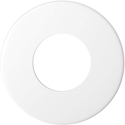 Decoratieve Plafond Plaat - Afwerkingsring Plafond - Apparatuur Montage - Verbergt Onvolkomenheden - 8 Inch Buitendiameter - Wit