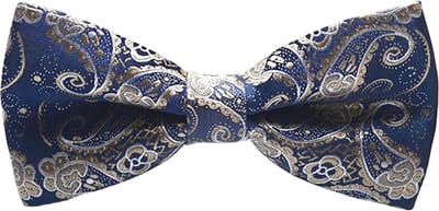 Fako Fashion® - Vlinderstrik - Vlinderdas - Strik - Deluxe - 12cm - Barok Blauw