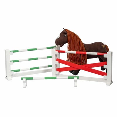 By Astrup Knuffel Paard Cavaletti Hindernis 2 stuks