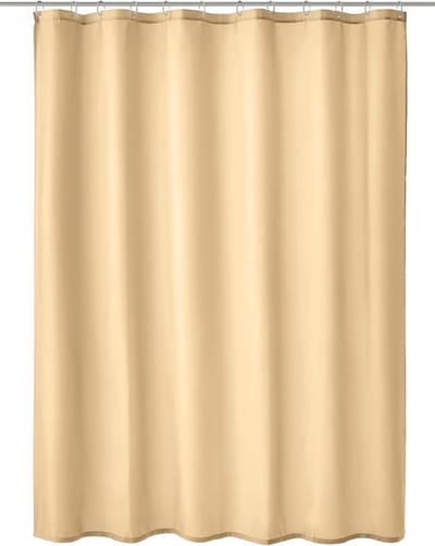 Famanu – Douchegordijn naturel 120 x 200 cm – polyester (minimalistisch)
