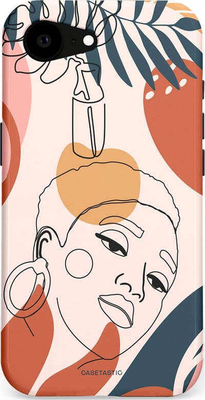 Casetastic Hoesje Geschikt voor Apple iPhone 16e Magsafe - Stijlvolle Beschermende Duo-layer Case - Ochtend blush