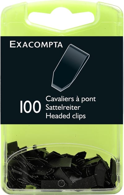Doos met 100 kaartruitertjes - hoogte 8mm - breedte 5mm - Zwart