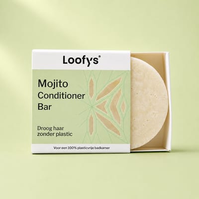 Loofys Conditioner Bar Mojito – Voor Droog Haar – Zonder Siliconen & Parabenen – Vegan & Plasticvrij – 60g