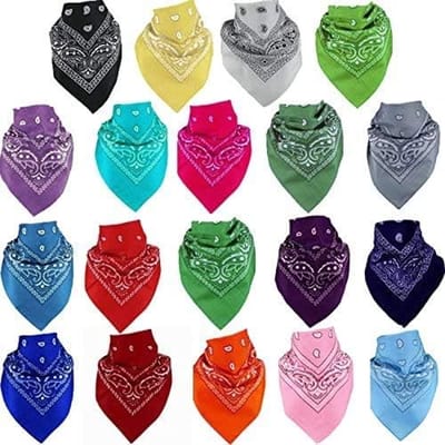 Bandana Katoen Paisley Fuchsia - Veelzijdig en Stijlvol