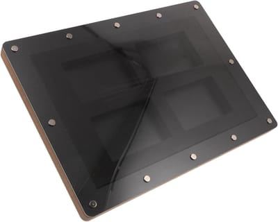 Kaart Display Frame - Verzamelkaart Vitrine - Kaarten Presenteren - Wandmontage Mogelijk - 38.5 cm Breed - Zwart