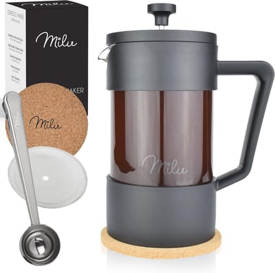 Franse Koffiepers - Handmatige Koffiemachine (350ml, 600ml, 1L)