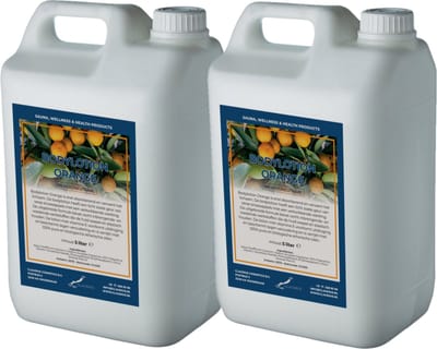 Bodylotion Orange 5 Liter - set van 2 stuks - navulling - Voordeelverpakking