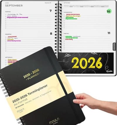 A4 Afsprakenkalender 2026 - Weekplanner en Studentenplanner - Minimalistische Agenda voor Efficiënte Organisatie