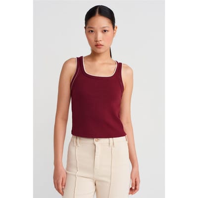Dames Ribbels Katoen Cami Blouse