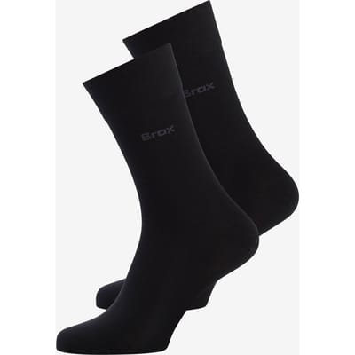Brax Heren Sokken  Style 2-PACK HERENSOKKEN black, zwart, maat 39-42