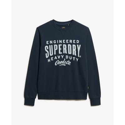 Superdry - Machined Goods Workwear sweatshirt met ronde hals - Heren - Truien