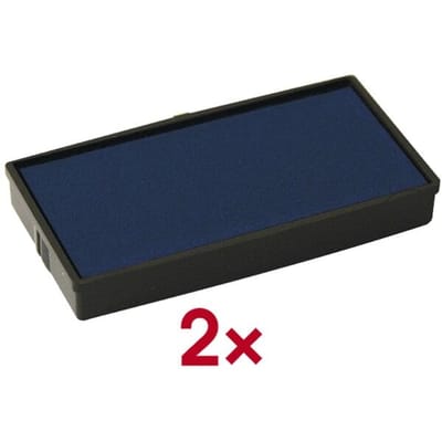 COLOP Vervangstempelkussen E/30, blauw, dubbelpack