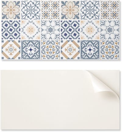 Zelfklevend vinylpaneel - Kantoorwanddecoratie 100x50 cm Geruit mozaïekpatroon