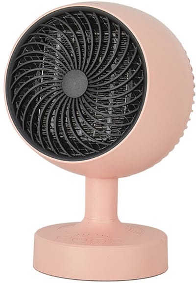Elektrische kachel - Ventilatorkachel - kleine ruimteverwarmer - Ruimteverwarmer - 160° laterale - automatische oscillatie - 3 versnellingen - verwarming - kantel - oververhittingsbeveiliging - snelle verwarming - voor kantoor - Thuis -roze