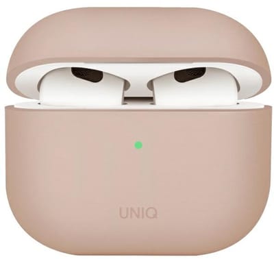 Uniq Lino Hoesje Voor Airpods 4 Met Siliconen Sluiting En Stootbescherming