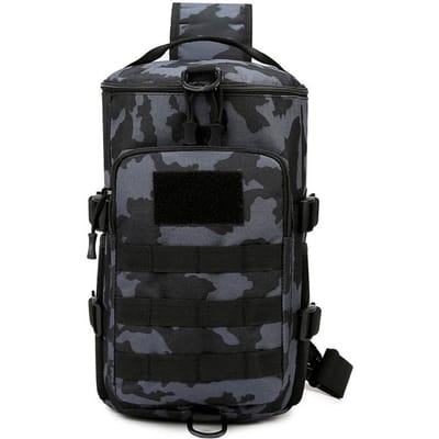 Tactische Klimborsttas Heren Wandelen Kamperen Vissen Fietsen Schouder Crossbody Tas Sport Outdoor Reizen Training Heuptas