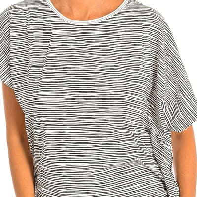 Dames-T-shirt met korte mouwen en ronde hals Z1T00682