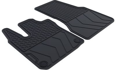 Rubber Automatten geschikt voor Smart Fortwo W453 - Bouwjaar: 2014-2020 - Originele pasvorm - 2-delig - Uitvoering: W453