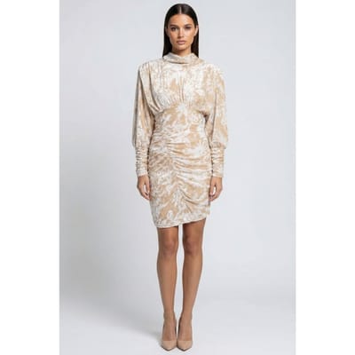 IRO Paris Narivo Dress Ecru Size: 34 | Mini Dresses Outlet | Dames | Ecru
