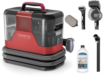 Rowenta Clean-it Hot & Cold IN7020 - Vlekkenreiniger - Hot & Cold - Animal - Verwisselbare Opzetstukken - Geschikt voor Tapijten - 1150W
