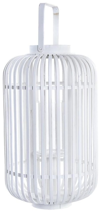 Theelichthouder Bambu Cristal 28 x 28 x 47 blauw
