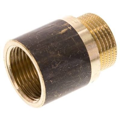 G 3/4'' F/M Messing Verlengstuk DIN 3523 - 30 mm