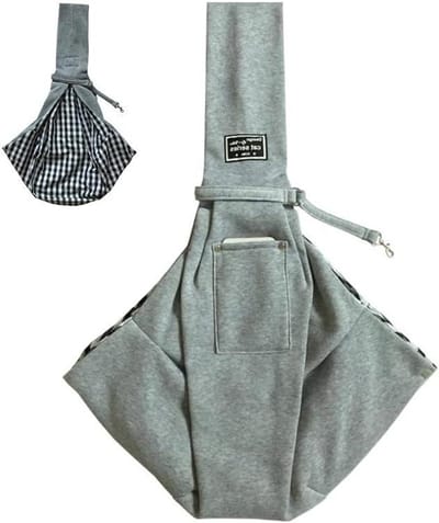 Huisdier Rugzak - Draagtas Huisdier - Veilig Vervoer - Duurzaam Canvas - Tot 13 kg - Grijs