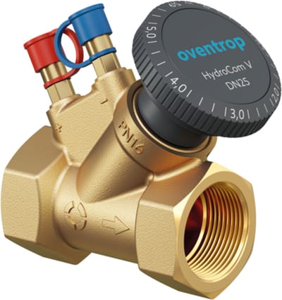 OVENTROP Afsluitklep HydroCom A PN 16, DN 32, binnendraad, Kvs: 13, 1062730