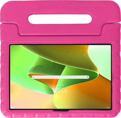 Hoesje - Geschikt voor Lenovo Tab M10 Plus (3e / 3rd Generatie) - Kinderhoes Shockproof Bumper - Kidsproof Case - Tablet Hoes - Kinder Hoes Cover - Roze