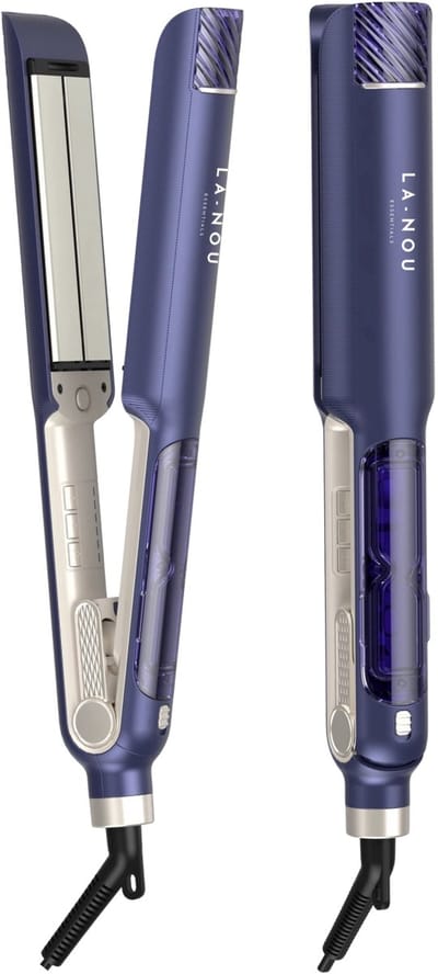 La Nou® Stoomstijltang - Stijltang - 80°C • 250°C - Infrarood Warmte - Anti-Pluis/Ionentechnologie - Straightener - Styltang - Stijltang met Stoom