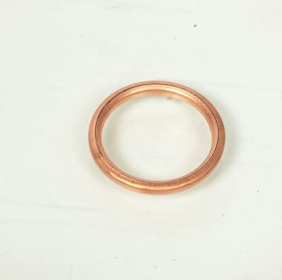 Joint de pot d'échappement rond cuivre Ø28x35x4mm pour scooter Peugeot 50 Ludix