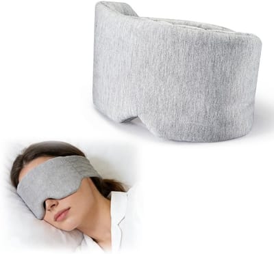 Zacht en comfortabel verduisterend slaapmasker met gehoorbescherming voor optimaal slapen, reizen en dutjes voor zowel dames als heren