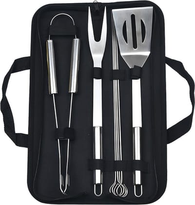 Livano Barbeque Set - Barbecueset - Barbecue - Barbecues - BBQ - Tangenset - Vleeset - Accessoires - Zomer - 7 stuks