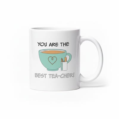 Best Tea-cher Mok – Leuk Bedankcadeau voor Leerkrachten