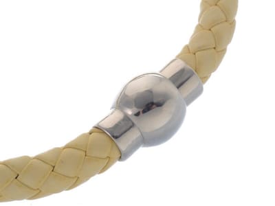 Behave - lichtgele armband met magneetsluiting - frisse zomerlook