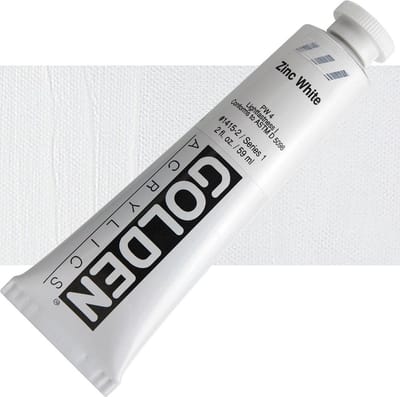 Golden Heavy Body Acrylverf Serie 1 | Zinc White (1415-2) 59ml