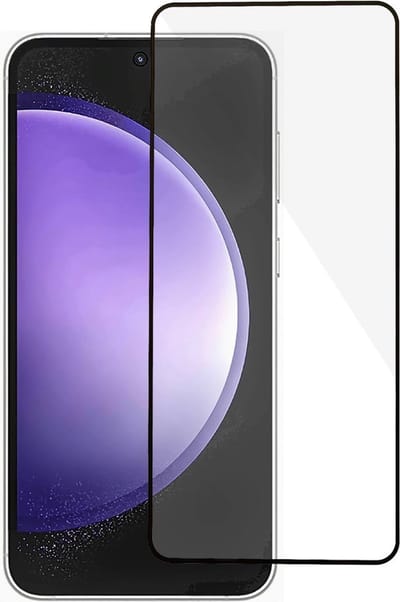 Screen Protector - Geschikt voor Samsung Galaxy S24 FE Screen Protector - Full-Cover 9H Tempered Glass - Zwart